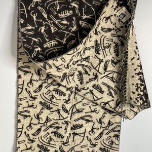 Vintage Lillehammer 1994 Olympics Wool Scarf